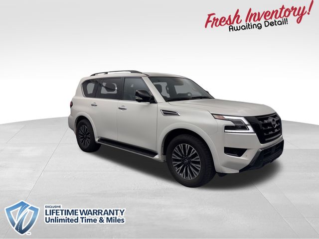 2023 Aspen White Tricoat Nissan Armada SL RWD SUV