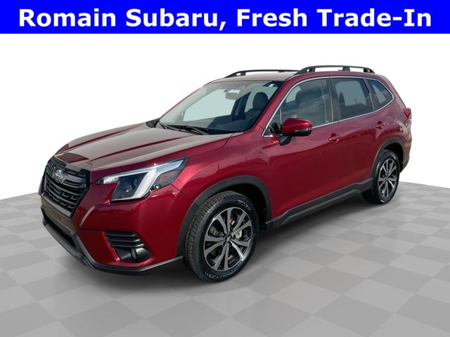 Crimson Red Pearl 2023 Subaru Forester Limited Crossover AWD SUV / Crossover All-Wheel Drive Continuously Variable Transmission