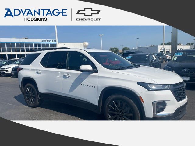 Summit White 2023 Chevrolet Traverse SUV / Crossover Four-Wheel Drive Automatic