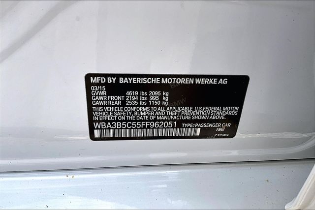 Used 2015 BMW 3 Series Sedan