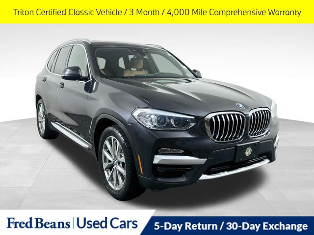 Gray (Dark Graphite Metallic) 2019 BMW X3 SUV / Crossover All-Wheel Drive 8-Speed Automatic