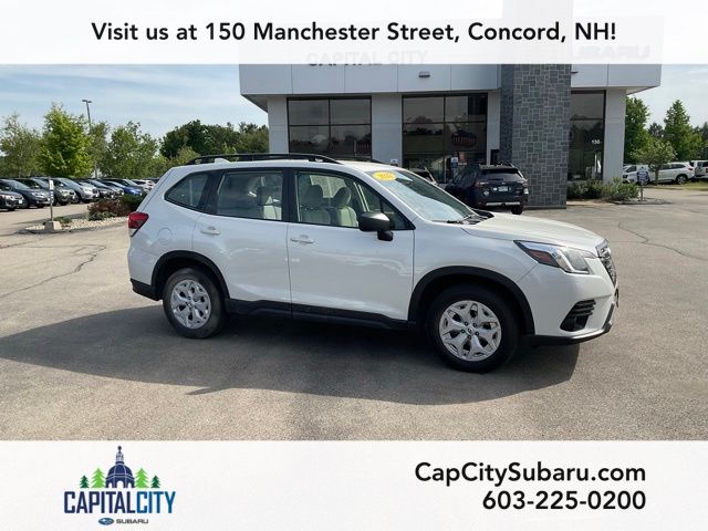Crystal White Pearl 2022 Subaru Forester SUV / Crossover All-Wheel Drive Continuously Variable Transmission