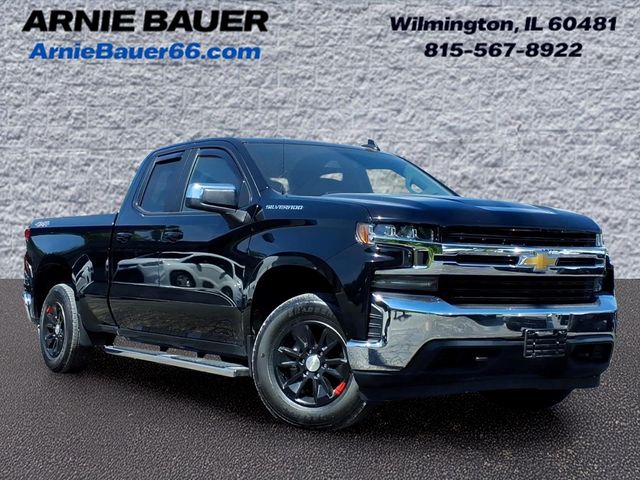 Black 2020 Chevrolet Silverado 1500 LT Double Cab 4WD Pickup Truck Four-Wheel Drive 8-Speed Automatic