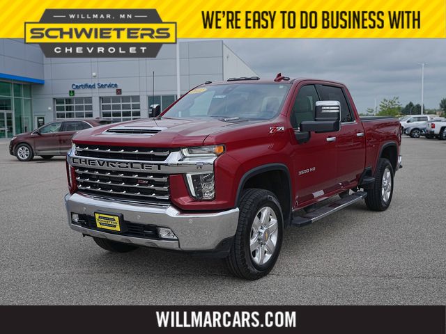 Cherry Red Tintcoat 2022 Chevrolet Silverado 3500HD Pickup Truck Four-Wheel Drive Automatic