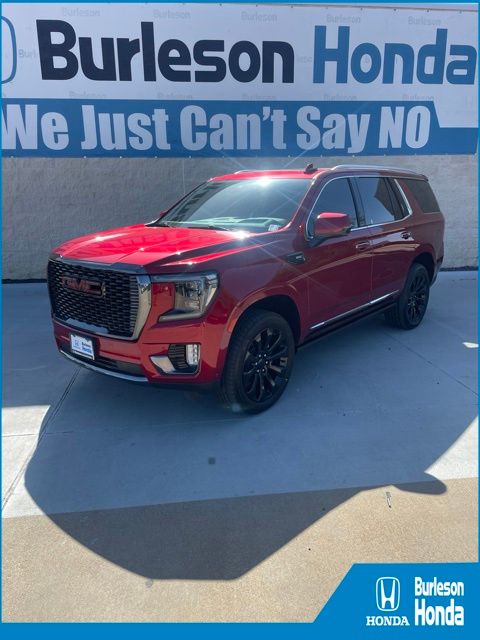 Volcanic Red Tintcoat 2023 GMC Yukon SUV / Crossover Four-Wheel Drive Automatic