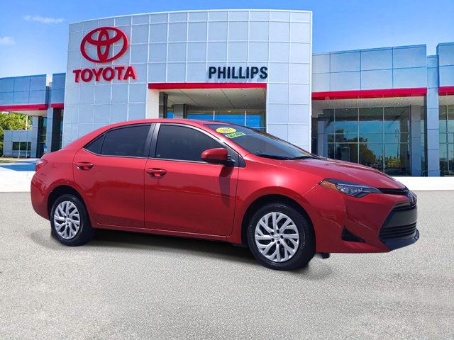 Barcelona Red Metallic 2017 Toyota Corolla Sedan Front-Wheel Drive Continuously Variable Transmission