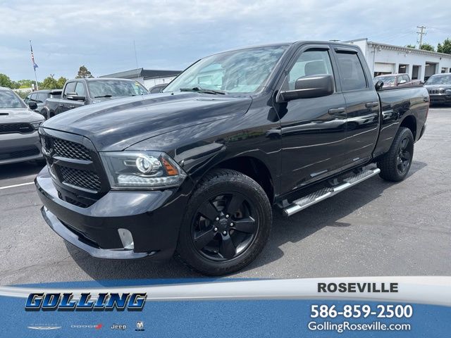 Black Clearcoat 2014 RAM 1500 Pickup Truck Four-Wheel Drive 8-Speed Automatic