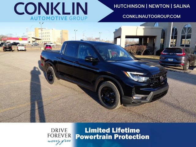 Crystal Black Pearl 2026 Honda Ridgeline Pickup Truck All-Wheel Drive 9-Speed Automatic