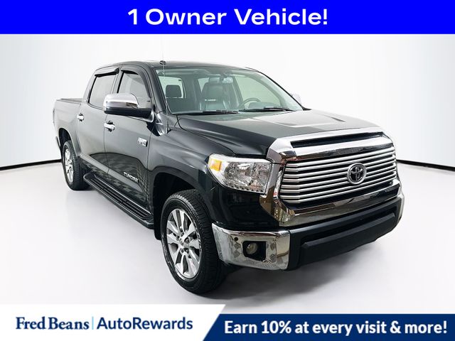 Midnight Black Metallic 2016 Toyota Tundra Pickup Truck Four-Wheel Drive 6-Speed Automatic Overdrive