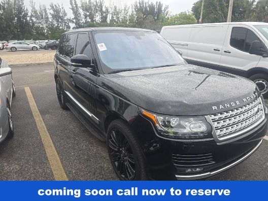 Black 2016 Land Rover Range Rover V8 Supercharged 4WD SUV / Crossover All-Wheel Drive 8-Speed Automatic
