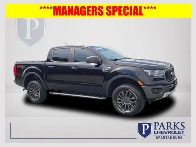 Shadow Black 2023 Ford Ranger Pickup Truck Four-Wheel Drive Automatic