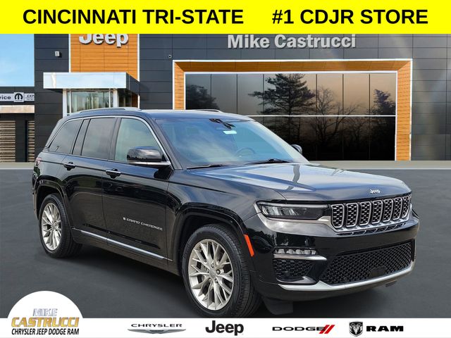 Diamond Black Crystal Pearlcoat 2023 Jeep Grand Cherokee SUV / Crossover Four-Wheel Drive 8-Speed Automatic