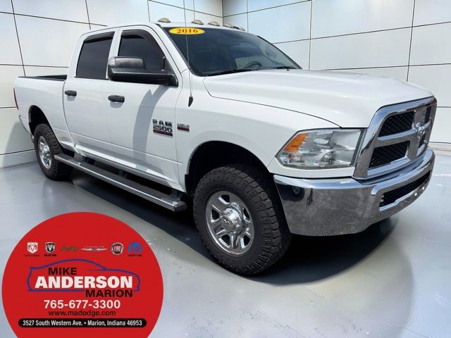 Bright White Clearcoat 2016 RAM 2500 Pickup Truck Four-Wheel Drive 6-Speed Automatic