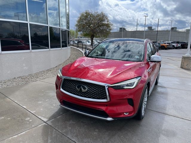 Dynamic Sunstone Red 2021 INFINITI QX50 Sensory AWD SUV / Crossover All-Wheel Drive Continuously Variable Transmission