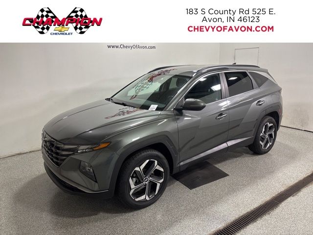 Amazon Gray 2022 Hyundai Tucson SEL AWD SUV / Crossover All-Wheel Drive 8-Speed Automatic