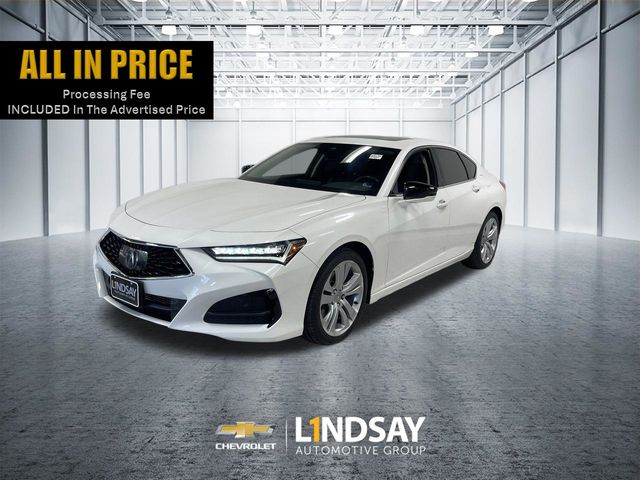 Platinum White Pearl 2021 Acura TLX FWD with Technology Package Sedan Front-Wheel Drive Automatic