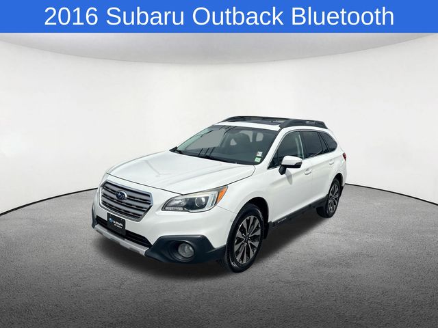 Crystal White Pearl 2016 Subaru Outback 2.5i Limited Wagon All-Wheel Drive Continuously Variable Transmission