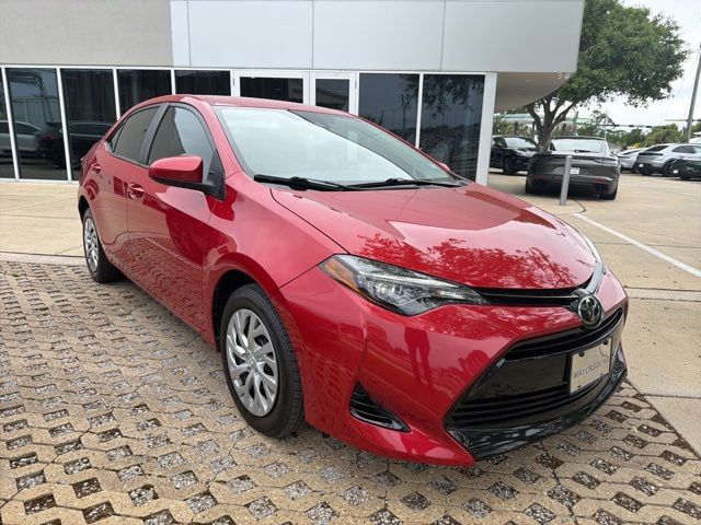Barcelona Red Metallic 2017 Toyota Corolla LE Sedan Front-Wheel Drive Continuously Variable Transmission