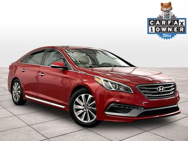 2017 Hyundai Sonata Sport Red at Subaru and VW of Moon Township