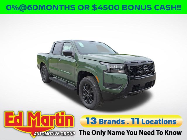 Green Metallic 2026 Nissan Frontier Pickup Truck Four-Wheel Drive 9-Speed Automatic Overdrive