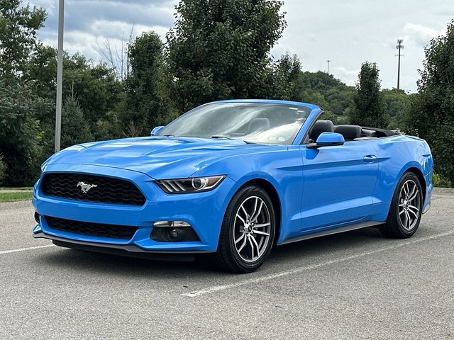 Grabber Blue 2017 Ford Mustang Convertible Rear-Wheel Drive 6-Speed Automatic