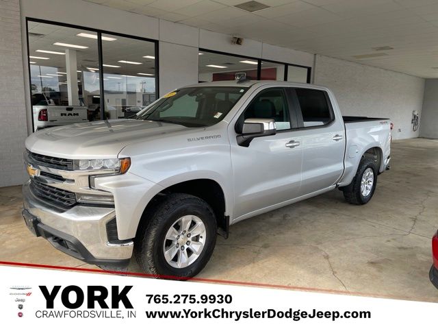 Silver Ice Metallic 2020 Chevrolet Silverado 1500 Pickup Truck Four-Wheel Drive 8-Speed Automatic