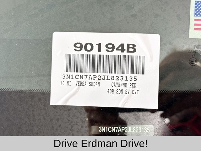 Used 2018 Nissan Versa Sedan
