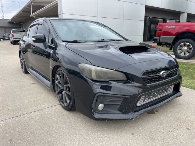 Crystal Black Silica 2018 Subaru WRX Premium Sedan All-Wheel Drive 6-Speed Manual