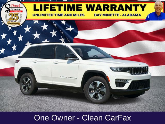 Bright White Clearcoat 2024 Jeep Grand Cherokee 4xe SUV / Crossover Four-Wheel Drive 8-Speed Automatic