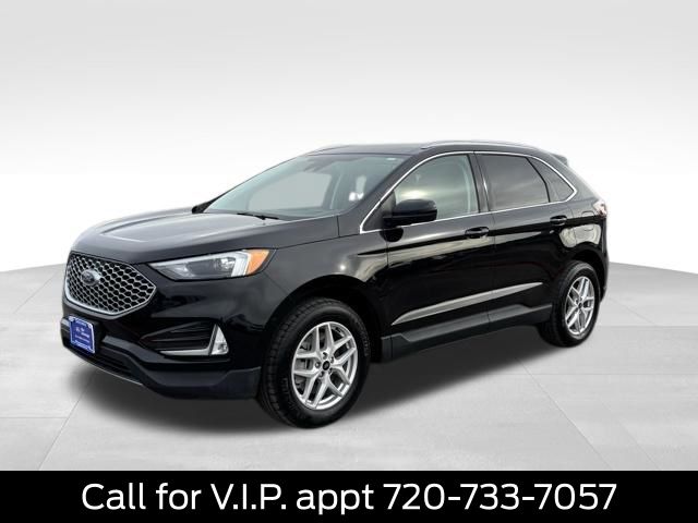 Agate Black Metallic 2024 Ford Edge SEL AWD SUV / Crossover All-Wheel Drive 8-Speed Automatic