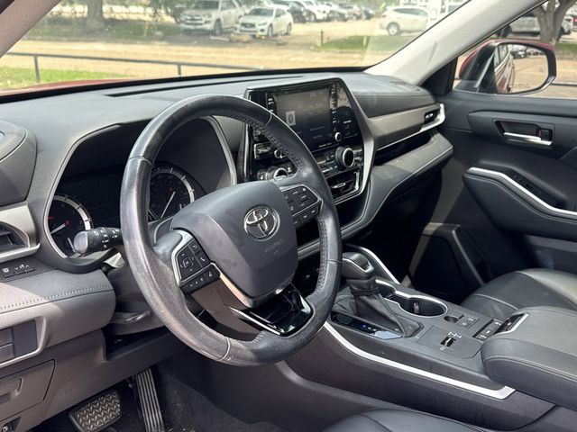 2021 Toyota Highlander XLE Red at Don McGill Toyota