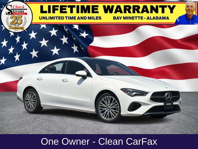 Black 2025 Mercedes-Benz CLA 250 FWD Coupe Front-Wheel Drive 8-Speed Dual Clutch