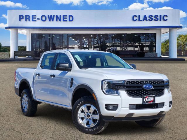 Oxford White 2024 Ford Ranger XL SuperCrew RWD Pickup Truck 4X2 Automatic