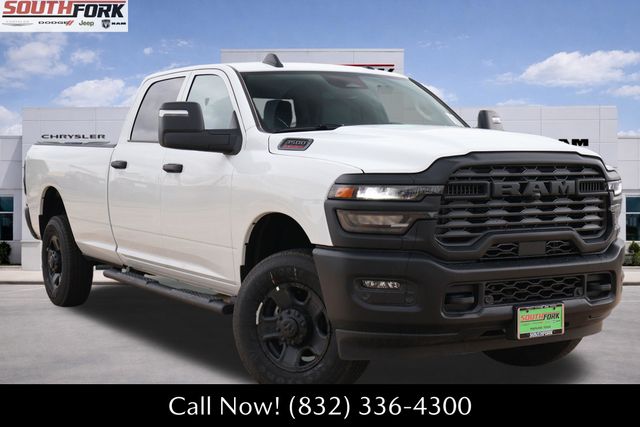 Bright White Clearcoat 2026 RAM 3500 Tradesman Crew Cab LB 4WD Pickup Truck Four-Wheel Drive 8-Speed Automatic