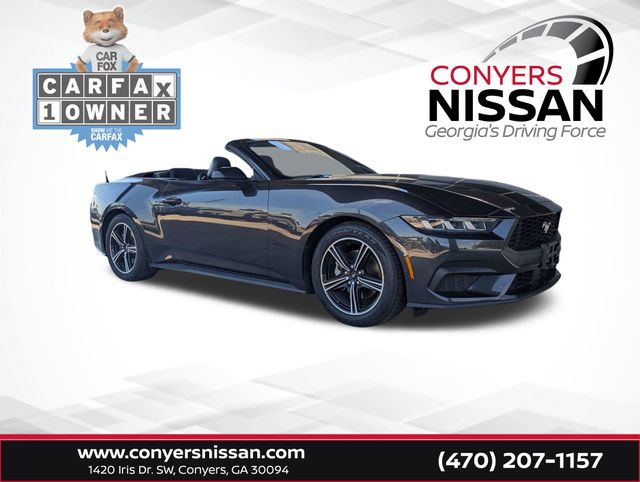 Gray Metallic 2024 Ford Mustang Convertible Rear-Wheel Drive Automatic