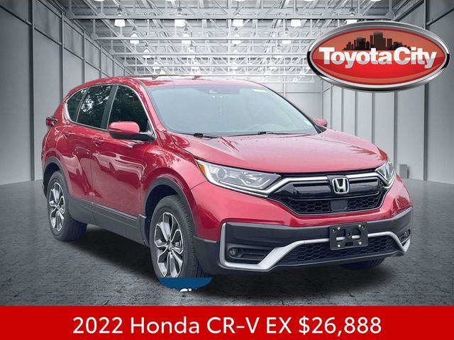 Radiant Red Metallic 2022 Honda CR-V SUV / Crossover All-Wheel Drive Continuously Variable Transmission