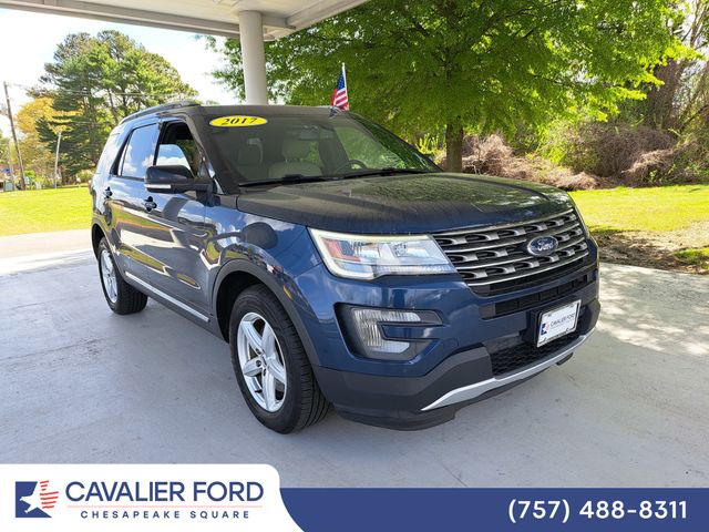 Blue 2017 Ford Explorer XLT AWD SUV / Crossover All-Wheel Drive 6-Speed Automatic