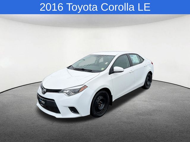 Super White 2016 Toyota Corolla Sedan Front-Wheel Drive Continuously Variable Transmission