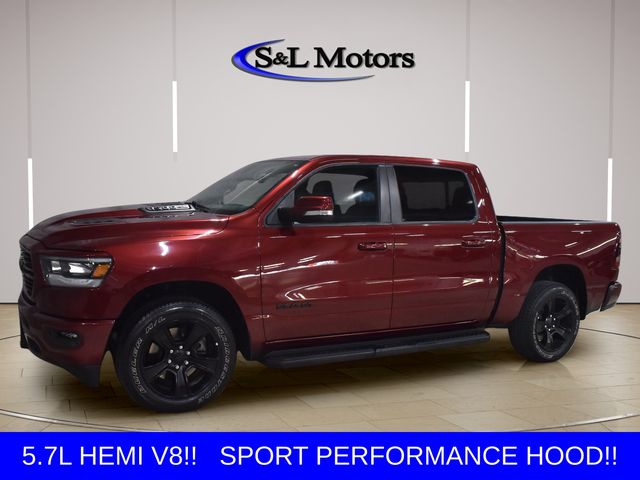 Delmonico Red Pearlcoat 2021 RAM 1500 Pickup Truck Four-Wheel Drive 8-Speed Automatic