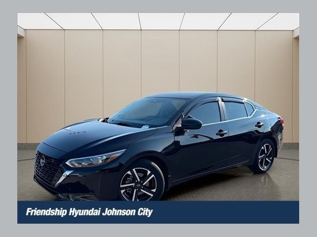 Super Black 2025 Nissan Sentra Sedan Front-Wheel Drive Continuously Variable Transmission