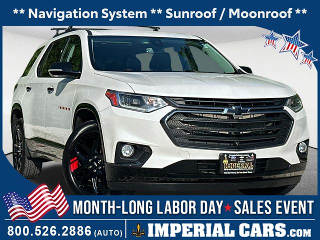 White (Iridescent Pearl Tricoat) 2020 Chevrolet Traverse SUV / Crossover Four-Wheel Drive 9-Speed Automatic