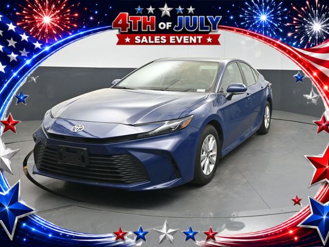 Blue 2025 Toyota Camry Sedan Front-Wheel Drive Continuously Variable Transmission