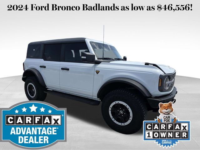 Oxford White 2024 Ford Bronco SUV / Crossover Four-Wheel Drive Automatic