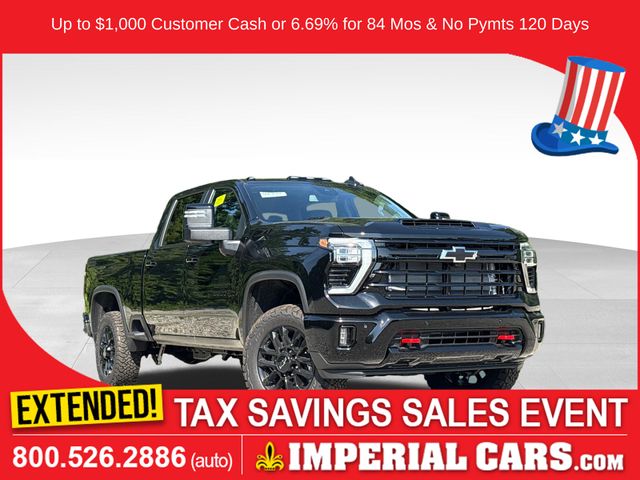 Black 2026 Chevrolet Silverado 2500HD Pickup Truck Four-Wheel Drive Automatic