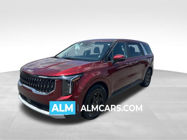 Flare Red 2025 Kia Carnival Minivan Front-Wheel Drive 8-Speed Automatic