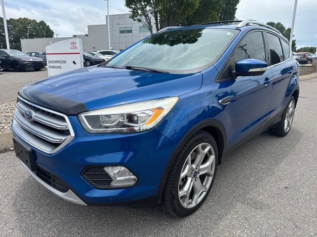 Lightning Blue 2017 Ford Escape Titanium FWD SUV / Crossover Front-Wheel Drive 6-Speed Automatic