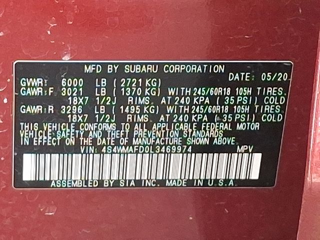 used 2020 Subaru Ascent car, priced at $17,445