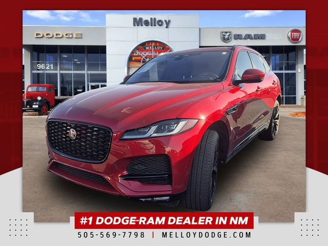 Red 2021 Jaguar F-PACE P340 S AWD SUV / Crossover All-Wheel Drive 8-Speed Automatic