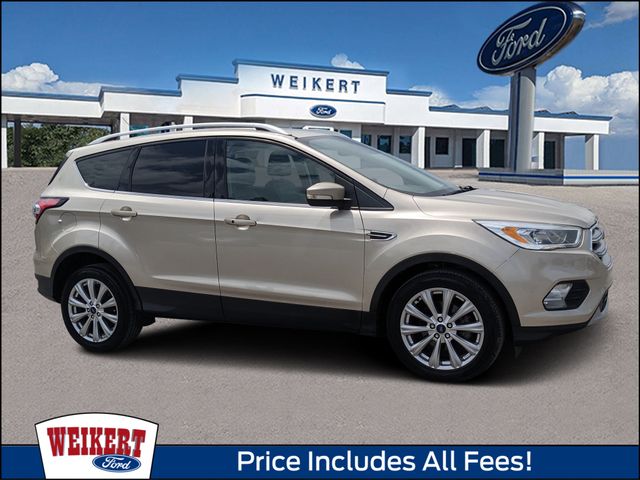 White Gold Metallic 2017 Ford Escape SUV / Crossover Front-Wheel Drive 6-Speed Automatic