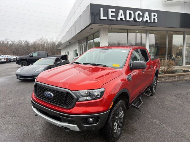 Hot Pepper Red Metallic Tinted Clearcoat 2022 Ford Ranger XLT SuperCrew 4WD Pickup Truck Four-Wheel Drive Automatic